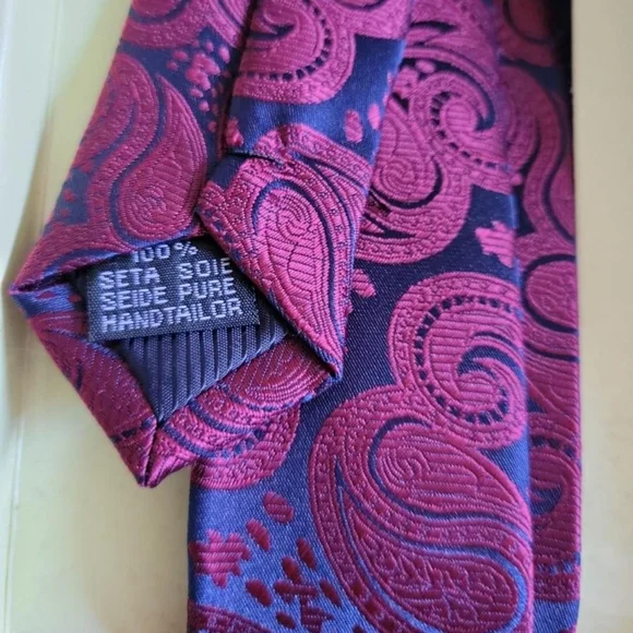 Enrico Patchoyli 100% Silk Tie - Picture 4 of 8